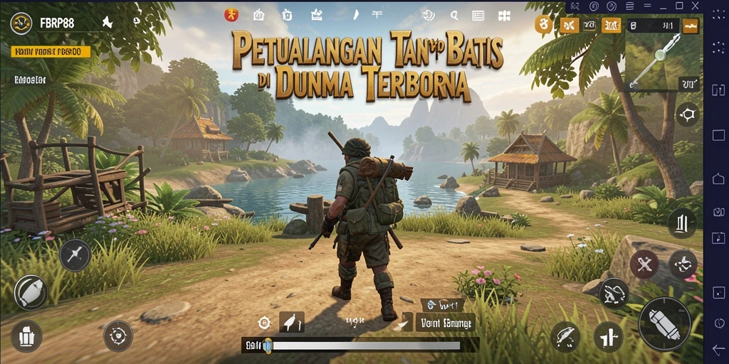 Screenshot menampilkan petualangan seru dalam dunia terbuka FBRP88.