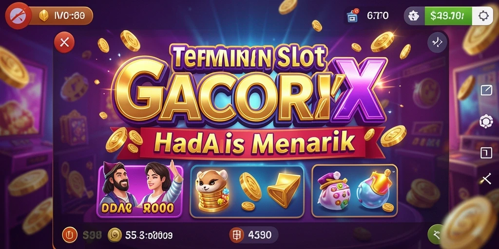 Tampilan menarik dari gameplay Slot di GACORX.
