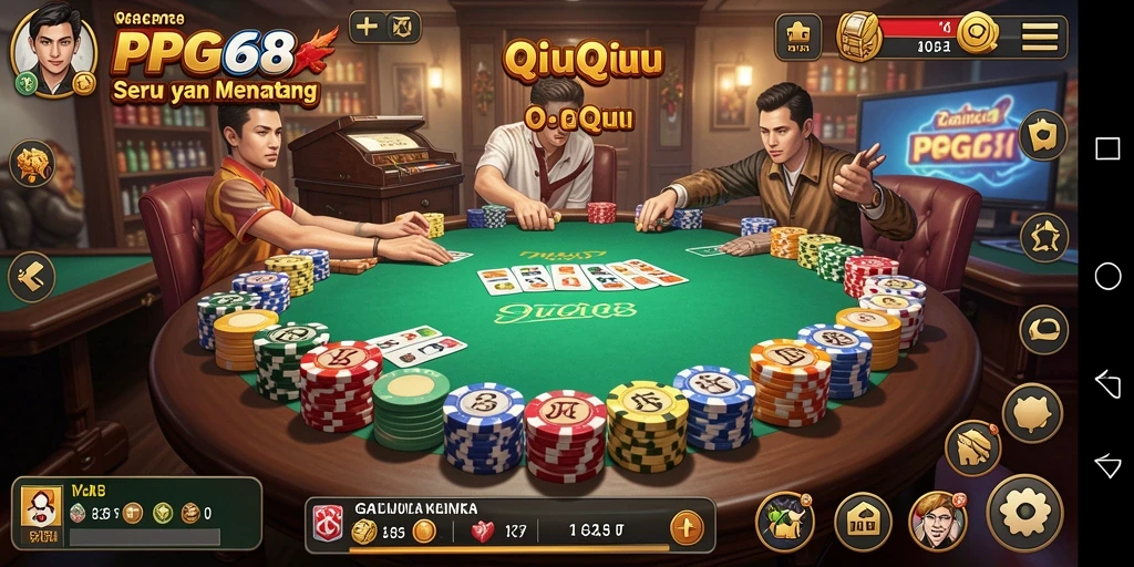 Gameplay seru QiuQiu dalam PGG68 yang menghadirkan tantangan.