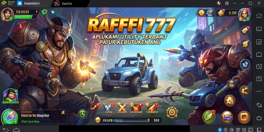 Tampilan antarmuka pengguna RAFFI777 yang modern dan fungsional.