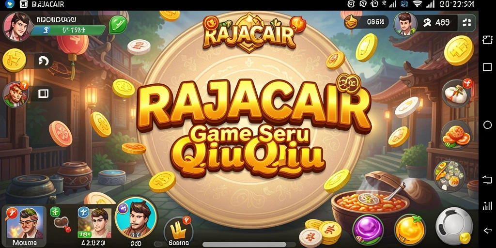 Tampilan gameplay QiuQiu yang seru di RAJACAIR.