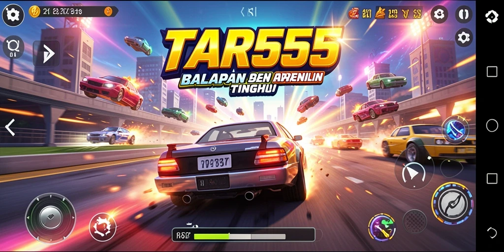 Tampilan menegangkan dari balapan di TAR555 dengan kendaraan tercepat.